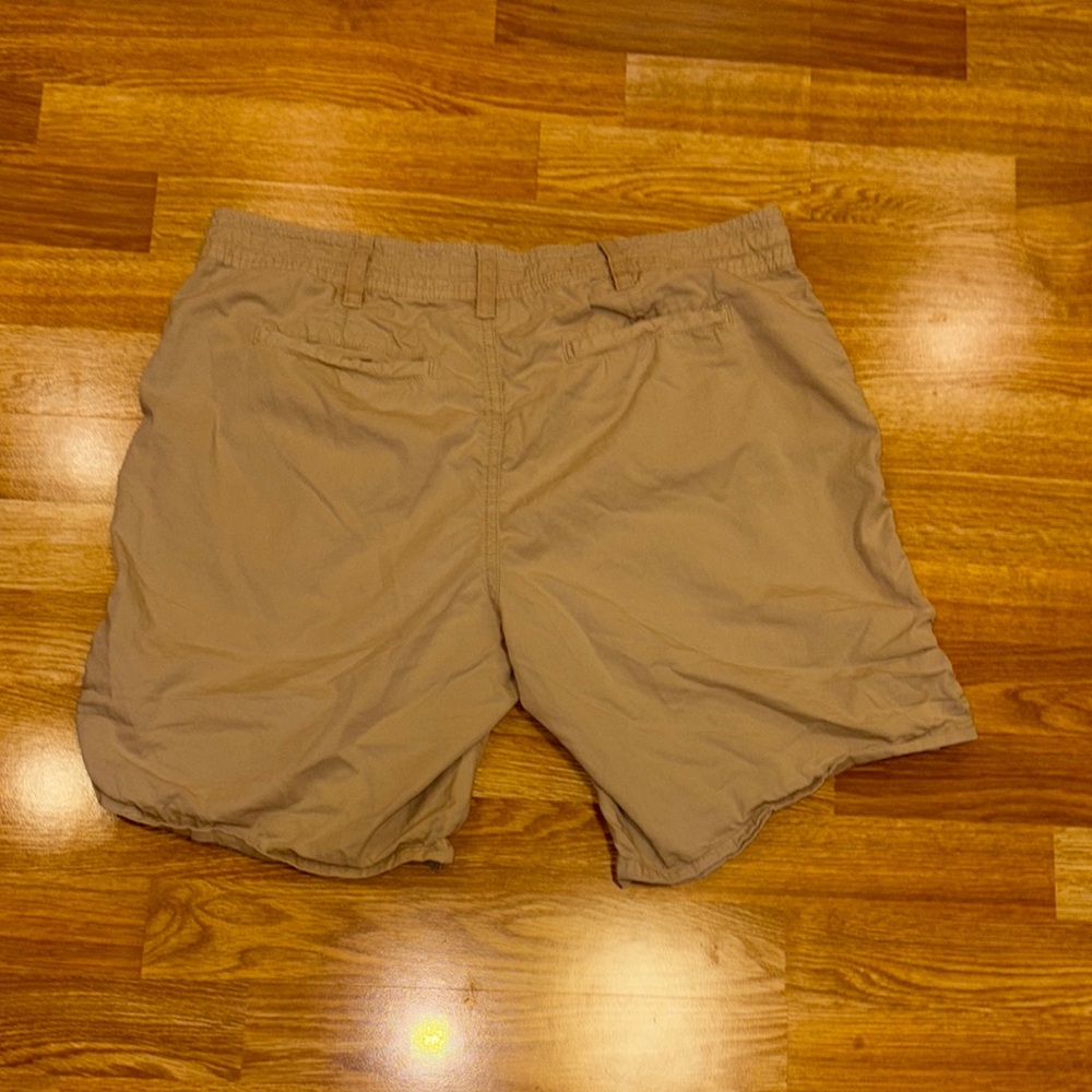 Lauren by Ralph Lauren Tan Kakhi Roll Tab Shorts - Picture 5 of 5